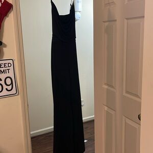 Black Romper, side zipper